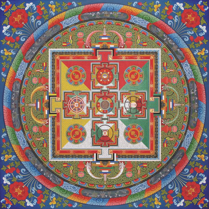 Mandala of the Deities of the Five Tantra Classes - artifact - Shangpa ...